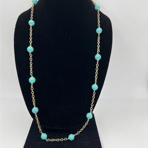 Heidi Daus Faux Turquoise Necklace
